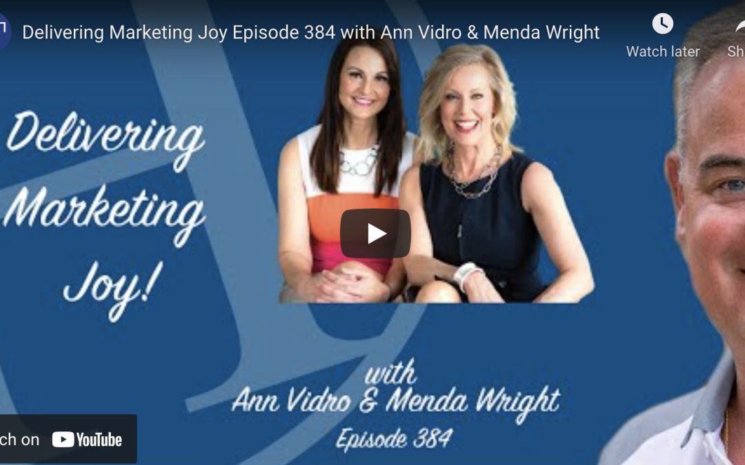Delivering Marketing Joy Episode 384