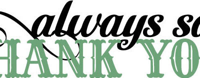 A Simple Way to Say Thanks