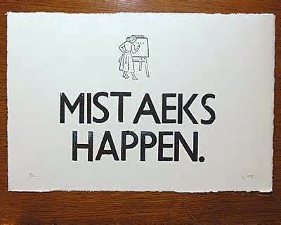 3 Tips For Making Mistakes