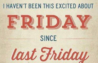 3 Reasons I Love Friday