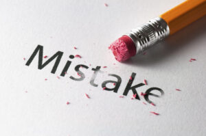 3 Tips when we make a mistake